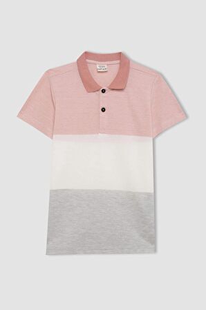 DeFacto Erkek Çocuk Pike Kısa Kollu Polo Tişört C1596A824SMBR495