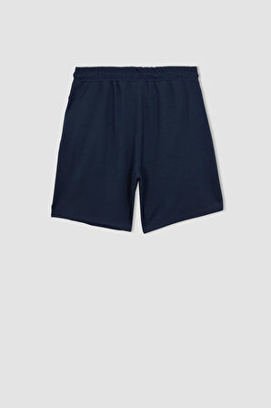 DeFactoFit Slim Fit Dar Kesim Sporcu Standart Paça Şort V3030AZ23AUNV201