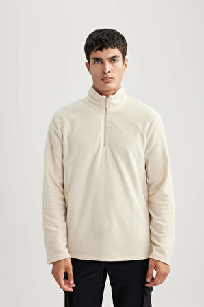 DeFacto Regular Fit Dik Yaka Polar Sweatshirt Y3996AZ23AUER117