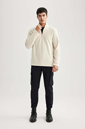 DeFacto Regular Fit Dik Yaka Polar Sweatshirt Y3996AZ23AUER117