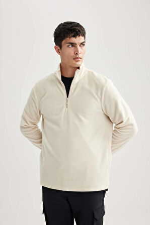 DeFacto Regular Fit Dik Yaka Polar Sweatshirt Y3996AZ23AUER117