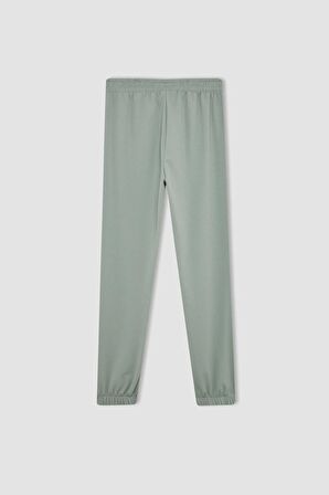DeFactoFit Standart Fit Çift Cepli Paçası Lastikli Standart Boy Sporcu Eşofman Altı A4557AX24SPGN920