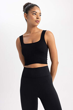 Defacto Fit Bisiklet Yaka Bra Z2314AZ23AUBK81