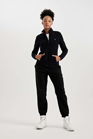 DeFactoFit Sporcu Jogger Eşofman Altı Standart Fit Çift Cepli A4504AX23WNBK81