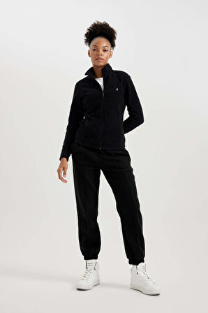 DeFactoFit Sporcu Jogger Eşofman Altı Standart Fit Çift Cepli A4504AX23WNBK81