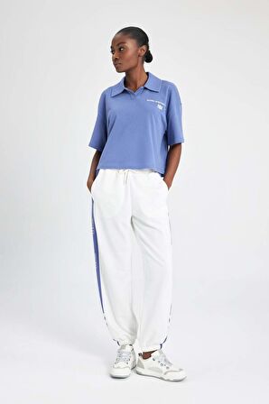 DeFactoFit NBA Wordmark Regular Fit Polo Yaka Pike Kısa Kollu Tişört B3953AX24SPIN229