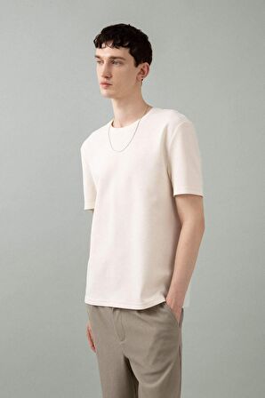DeFacto Regular Fit Bisiklet Yaka Basic Düz Kısa Kollu Tişört B6534AX24SPER238
