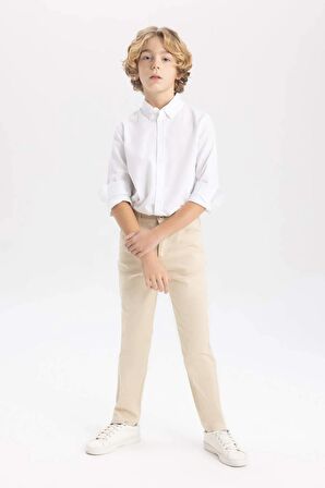 DeFacto Erkek Çocuk Düz Paça Gabardin Basic Düz Pantolon X4224A624SMBG743