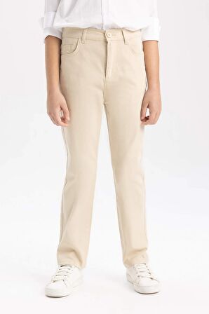 DeFacto Erkek Çocuk Düz Paça Gabardin Basic Düz Pantolon X4224A624SMBG743