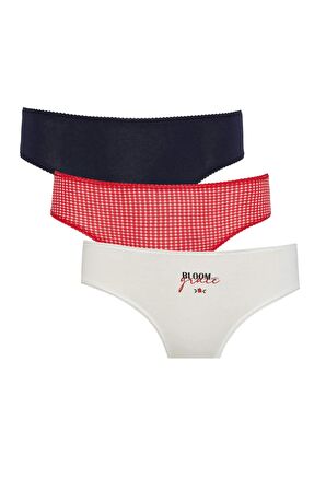 Fall in Love 3'lü Paketli Slip Külot
