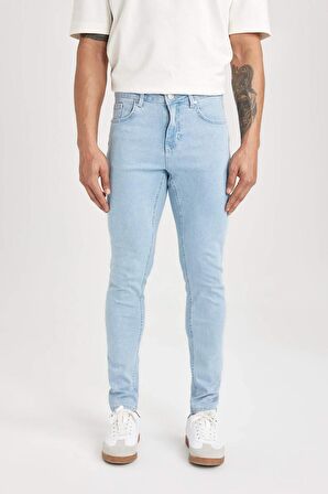 DeFacto Super Skinny Fit En Dar Kalıp Normal Bel Ekstra Dar Paça Jean Pantolon A6942AX24SPNM39