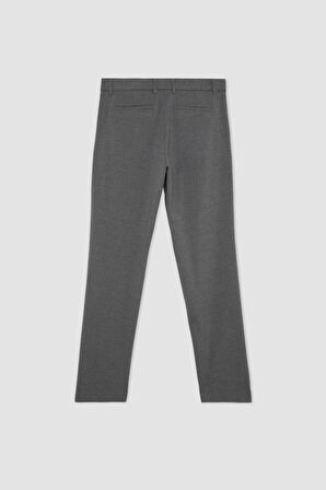 DeFacto Yazlık Kumaş Pantolon Tailored Regular Fit Normal Kesim Basic Düz Cepli Düz Paça A7273AX24SPAR198