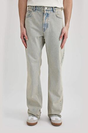Flayer Fit Geniş Paça Jean Pantolon