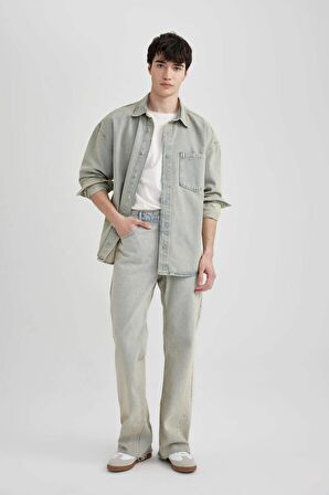 Flayer Fit Geniş Paça Jean Pantolon