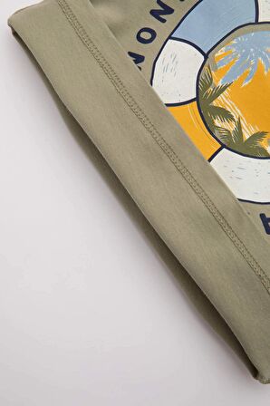 DeFacto Erkek Bebek Bisiklet Yaka Deniz Baskılı Atlet C3989A524HSKH271