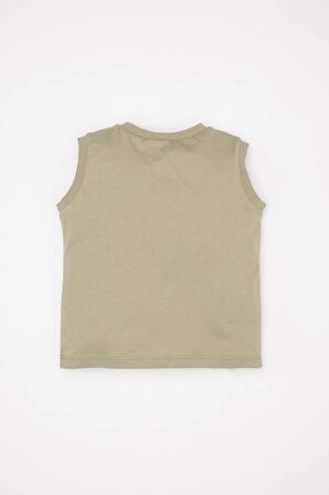 DeFacto Erkek Bebek Bisiklet Yaka Deniz Baskılı Atlet C3989A524HSKH271