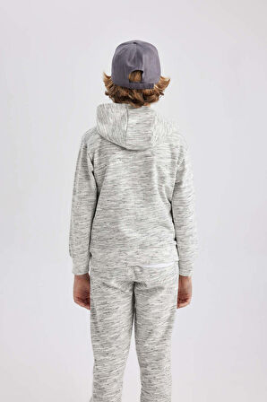 DeFacto Erkek Çocuk Kapüşonlu Sweatshirt C0084A823CWGR499