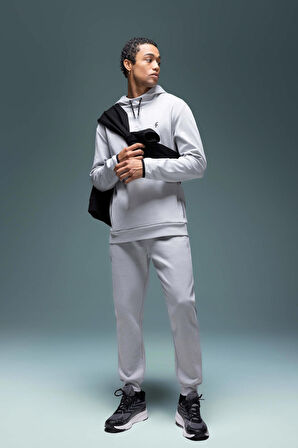 DeFactoFit Jogger Eşofman Altı Standart Fit Çift Cepli Esnek Lastikli Paça B4373AX24SPGR91