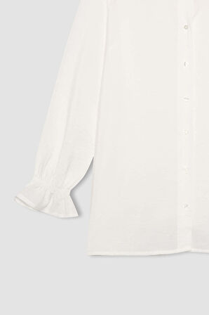 DeFacto Regular Fit Basic Düz Uzun Kollu Gömlek B1558AX24SPER85