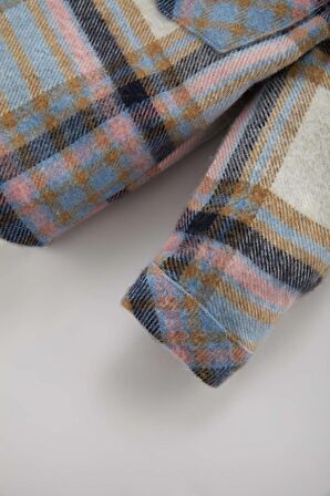 DeFacto Kız Bebek Flanel Uzun Kollu Gömlek A8815A523WNPR275