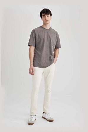 DeFacto Carlo Skinny Fit Ekstra Dar Kalıp Normal Bel Ekstra Dar Paça Jean Pantolon C6025AX24SMBG714