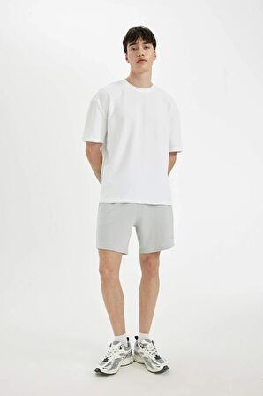 DeFacto Slim Fit Dar Kesim Dar Paça Şort A3893AX24HSGR184