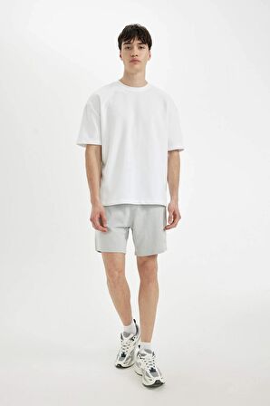 DeFacto Slim Fit Dar Kesim Dar Paça Şort A3893AX24HSGR184
