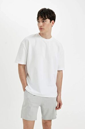 DeFacto Slim Fit Dar Kesim Dar Paça Şort A3893AX24HSGR184