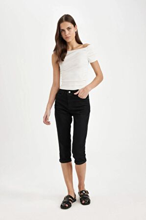 DeFacto Yüksek Bel Jean Kapri B9177AX24SMNM40