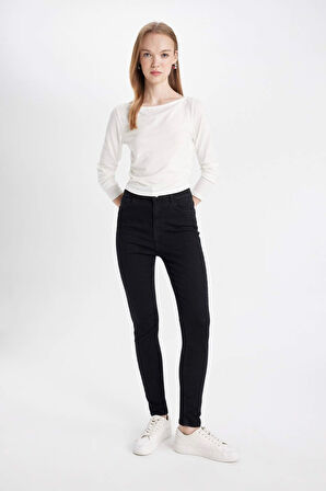 DeFacto Rebeca Skinny Fit Normal Bel Bilek Boy Dar Paça Jean Pantolon C7610AX24AUNM40