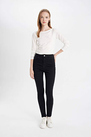 DeFacto Rebeca Skinny Fit Normal Bel Bilek Boy Dar Paça Jean Pantolon C7610AX24AUNM40