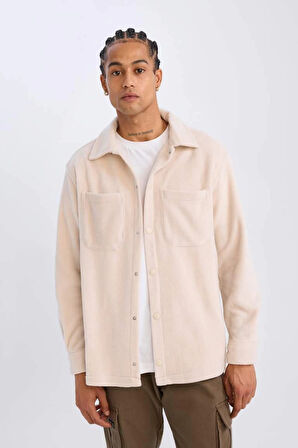 A4782 Relax Fit Polar Uzun Kollu Gömlek