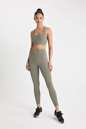 DeFactoFit Baskılı Beli Saran Sporcu Basic Tayt B4147AX24AUKH398