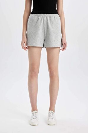 DeFacto Regular Fit Düz Paça Kalın Kumaş Basic Şort Z5071AZ24SMGR382