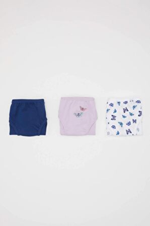 Kız Çocuk 3'lü Slip Külot