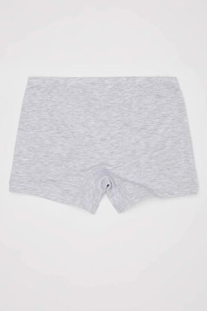 DeFacto Kız Çocuk Baskılı Uzun Fit 2'li Boxer C7967A824HSGR93