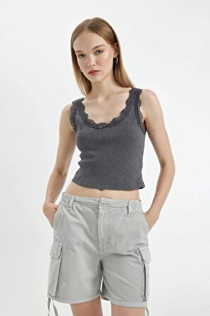 DeFacto Coool Fitted Fitilli Kaşkorse Atlet D1611AX24SMAR58
