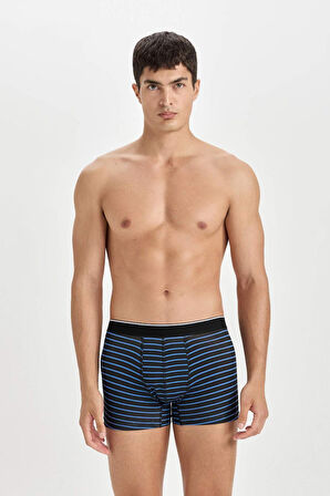 DeFacto Regular Fit Çizgili 3'lü Boxer C9573AX24CWBK81