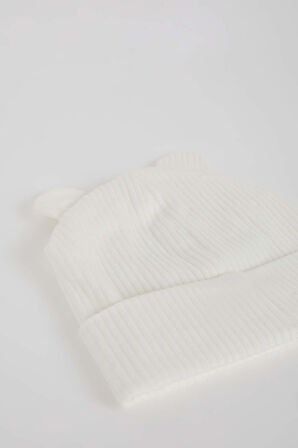 Kız Bebek 2'li Takım Fitilli Kaşkorse Bere Boyunluk