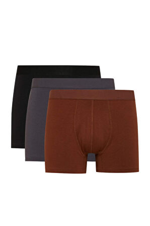 DeFacto Regular Fit 3'lü Boxer C9575AX24AUBK81