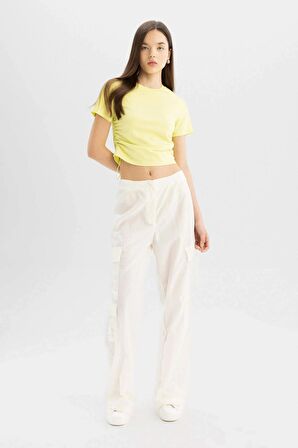 DeFacto Coool Fitted Kısa Kollu Tişört D1492AX24SMGN443