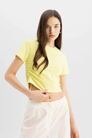 DeFacto Coool Fitted Kısa Kollu Tişört D1492AX24SMGN443