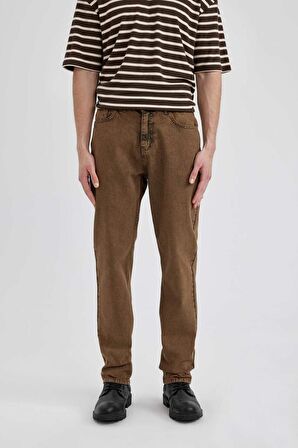 DeFacto Straight Fit Normal Kalıp Normal Bel Boru Paça Jean Pantolon B8319AX24SMBN105