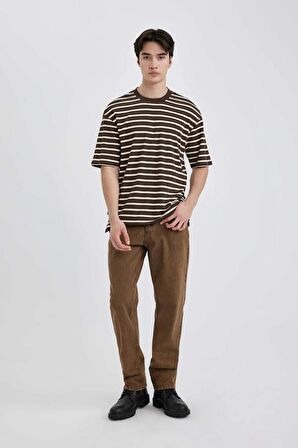 DeFacto Straight Fit Normal Kalıp Normal Bel Boru Paça Jean Pantolon B8319AX24SMBN105