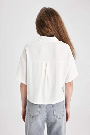 DeFacto Oversize Fit Kısa Kollu Gömlek C3807AX24SPER98