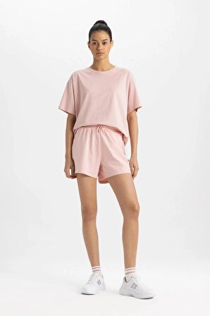 DeFactoFit Standart Fit Sporcu Kısa Paça Basic Düz Şort Z6696AZ24SMPN243