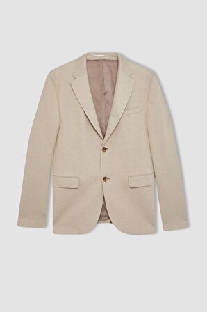 DeFacto Modern Fit Astarlı Blazer Ceket C5777AX24SPBG193