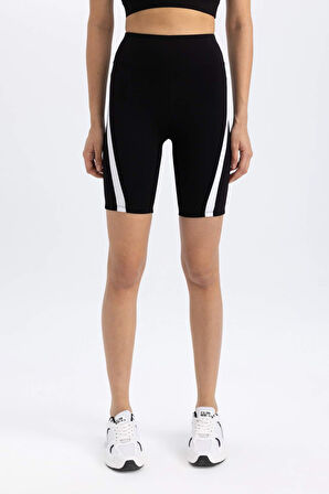 DeFactoFit Biker Beli Saran Sporcu Tayt C0560AX24SMBK81