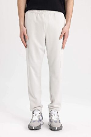 DeFacto Regular Fit Eşofman Altı Kargo Cepli Beli Paçası Lastikli A6209AX24SPGR437
