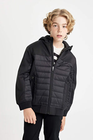 DeFacto Erkek Çocuk Kapüşonlu Mont C7668A824AUBK27